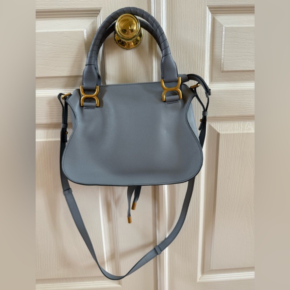 Chloe Small Marcie Bag Storm Blue - Picture 2 of 12